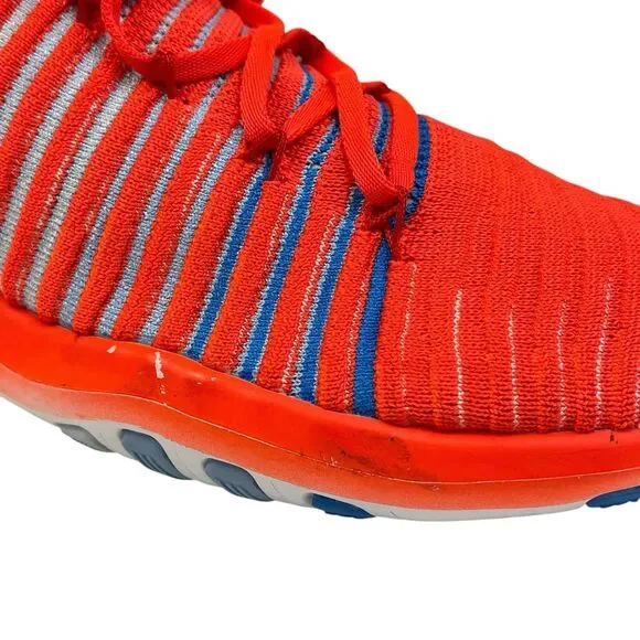 Nike Free Transform Flyknit Running Shoes Womens 8.5 Crimson Orange 833410-601 - Picture 8 of 15
